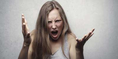 woman in gray tank top